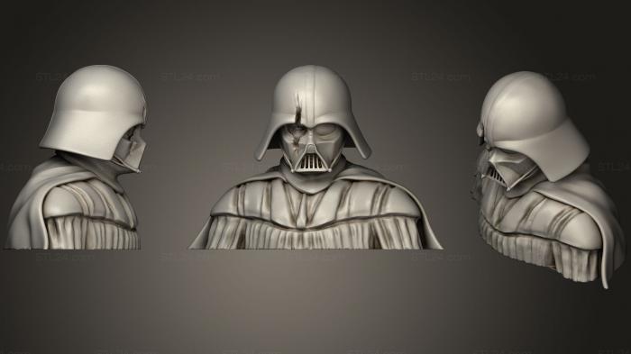 Figurines simple (Darth Vader, STKPR_0326) 3D models for cnc